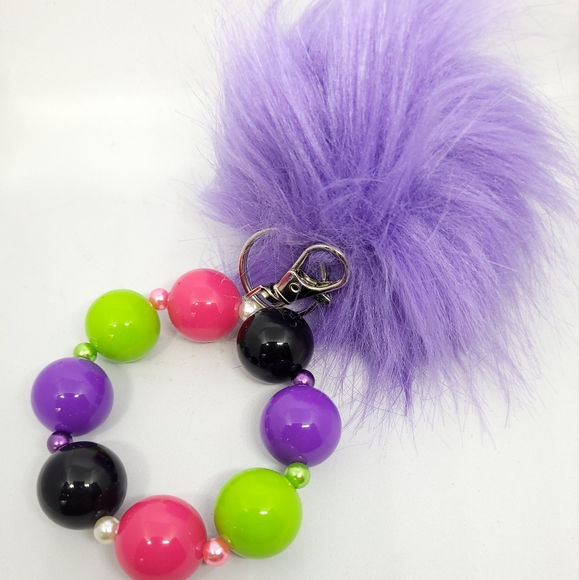 HANDMADE WRISTLET KEYCHAIN!! COOL COLORS!! - Picture 6 of 7